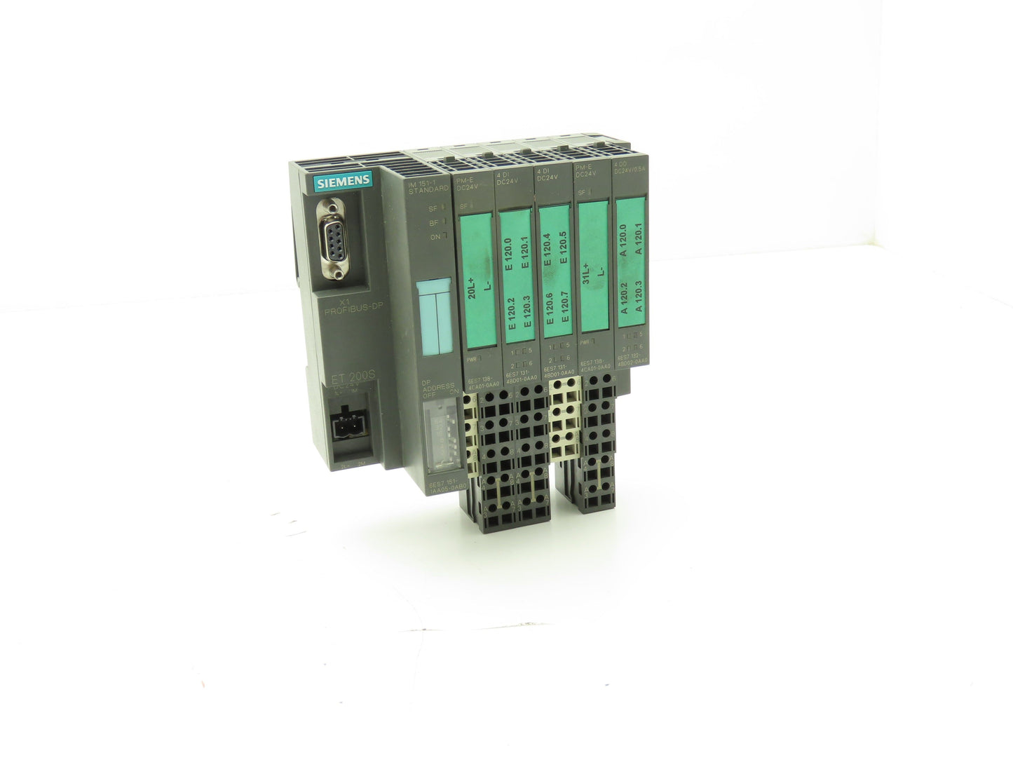 Siemens ET200S Profibus Remote Digital Input/Output Assembly 8 inputs 4 outputs