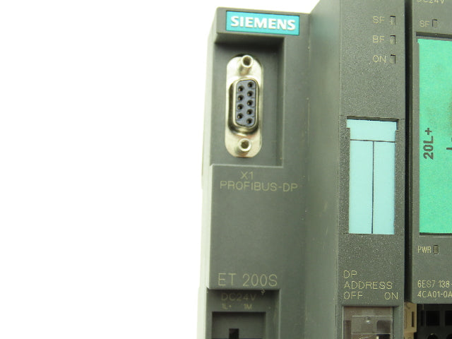 Siemens ET200S Profibus Remote Digital Input/Output Assembly 8 inputs 4 outputs