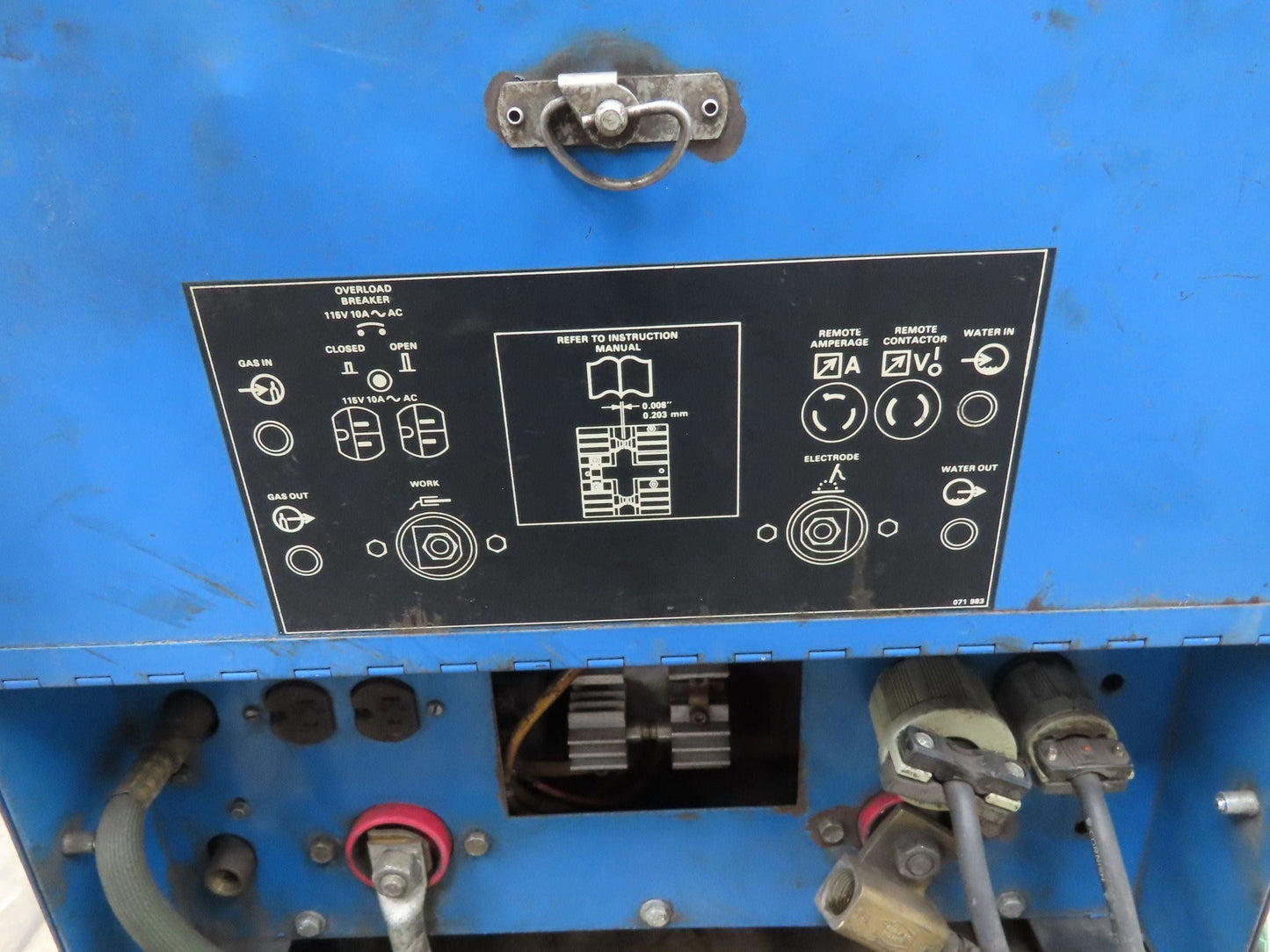 Miller DIALARC HF Tig Welder Power Source 250Amp AC Footpedal 1Ph 230V