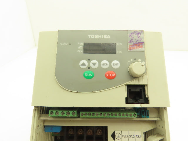 Toshiba VFS9-4015PL-WN(1) VFD 0.5/400Hz 2Hp 380/500v 4.1A 3Ph In
