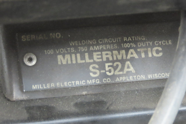 Miller CP-200 Mig Welder 200 amp DC Arc S-52A Wire Feeder 230/460v 3PH