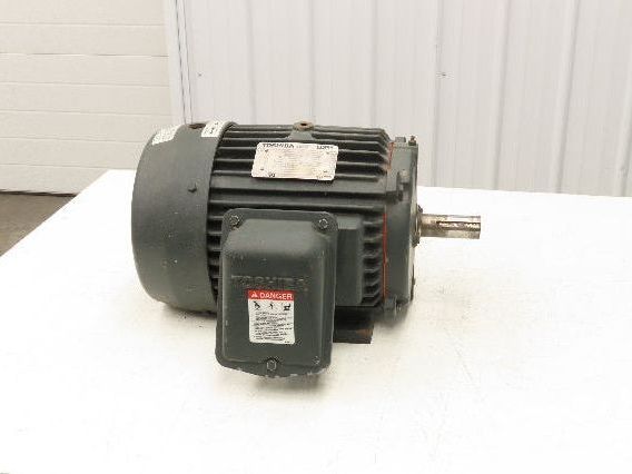 Toshiba BY754FLF3BSHJ01 AC Motor 7.5Hp 1750rpm 460v Only 3ph 213T TEFC
