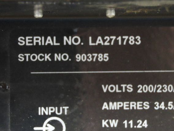 Miller CP-252TS Mig Welder 250 amp 100% Duty CV-DC 70 Wire Feeder 3PH
