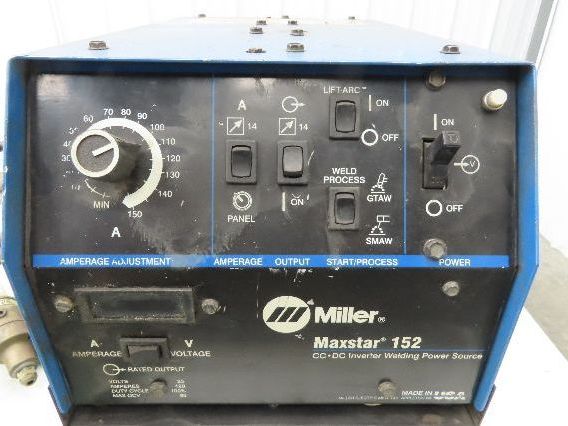 Miller Maxstar 152 Tig Welder 120 Amp CC-DD Snap Start II 230V 1 Phase Tested