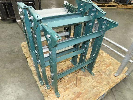 18"W Conveyor Leg Stationary Floor Support GREEN 19-5/8" to 29-5/8"H