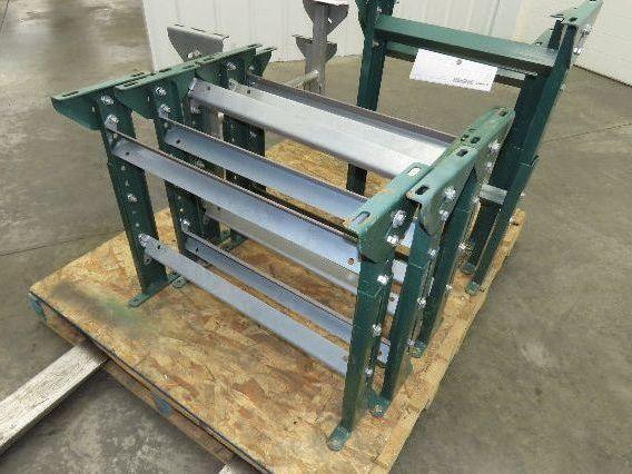 25"W Conveyor Leg Stationary Floor Support GREEN 19" to 31"H