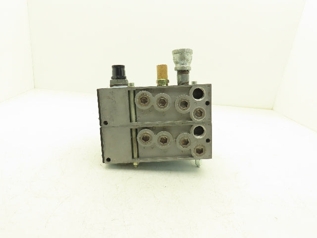 Mac MV-P3a-AADB-DM-DDAP-1DN Pneumatic Air 2 Valve/Manifold Assembly 24v 120psi