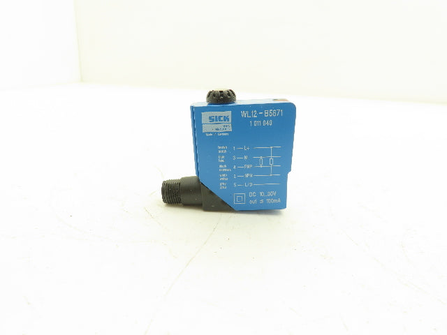 Sick WL12-B5671 Photoelectric Reflex Switch 10-30V 100mA output IP67