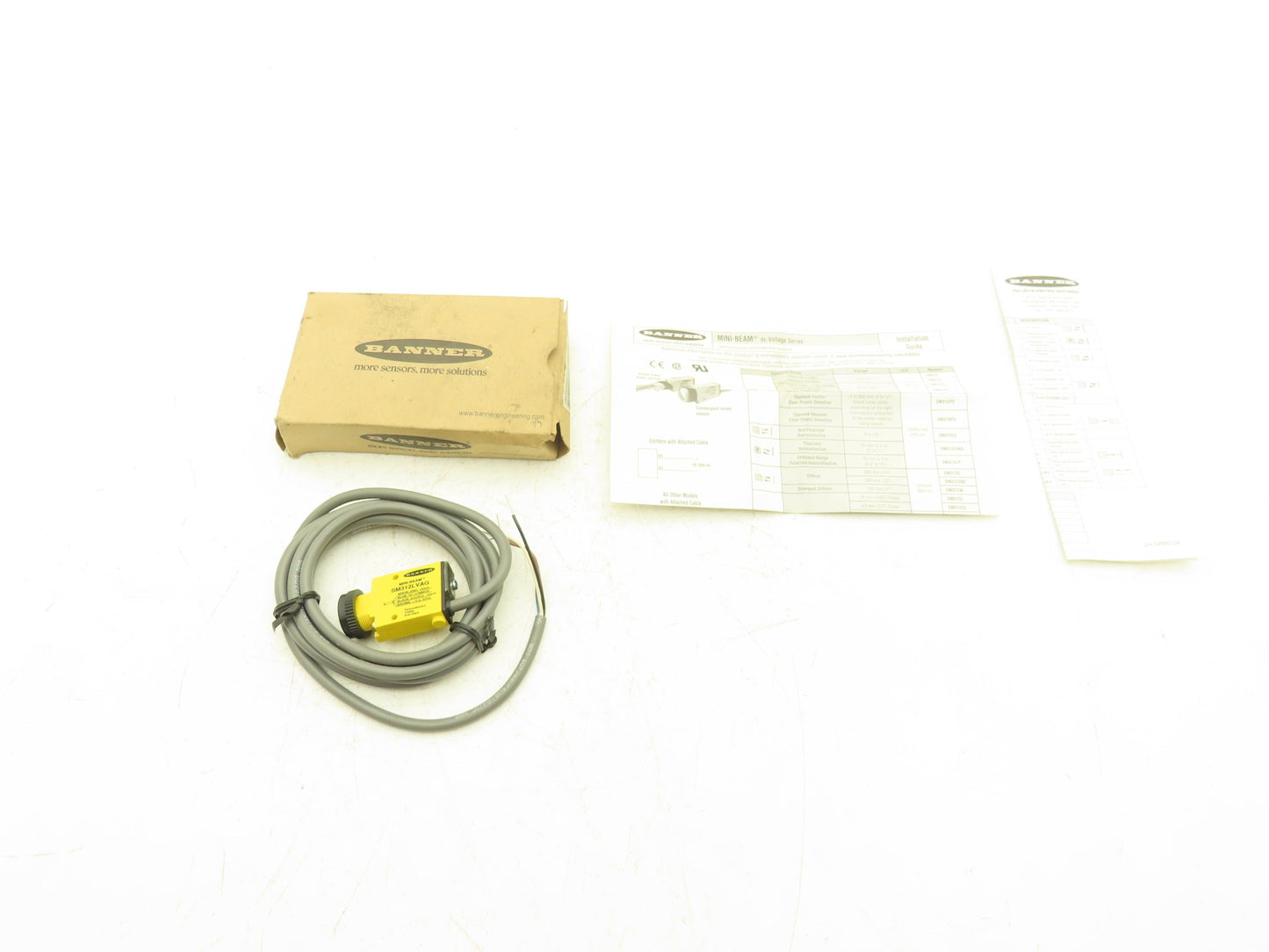 Banner SM312LVAG Mini-Beam Sensor Polarized Photoelectric Retro 10-30VDC
