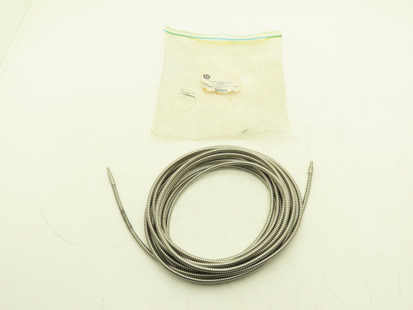 Allen Bradley 99-436-1360T9 Glass Fiber Optic Cable Stainless 30Ft Length Ser C