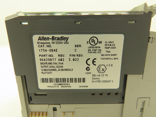 Allen Bradley 1734-OB4E Digital Output Module 4-Point 24vDC F/W 3.022 Lot of 4
