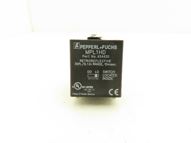 Pepperl+Fuchs MPL1HD Photoelectric Sensor Scanning Photo Head Retro