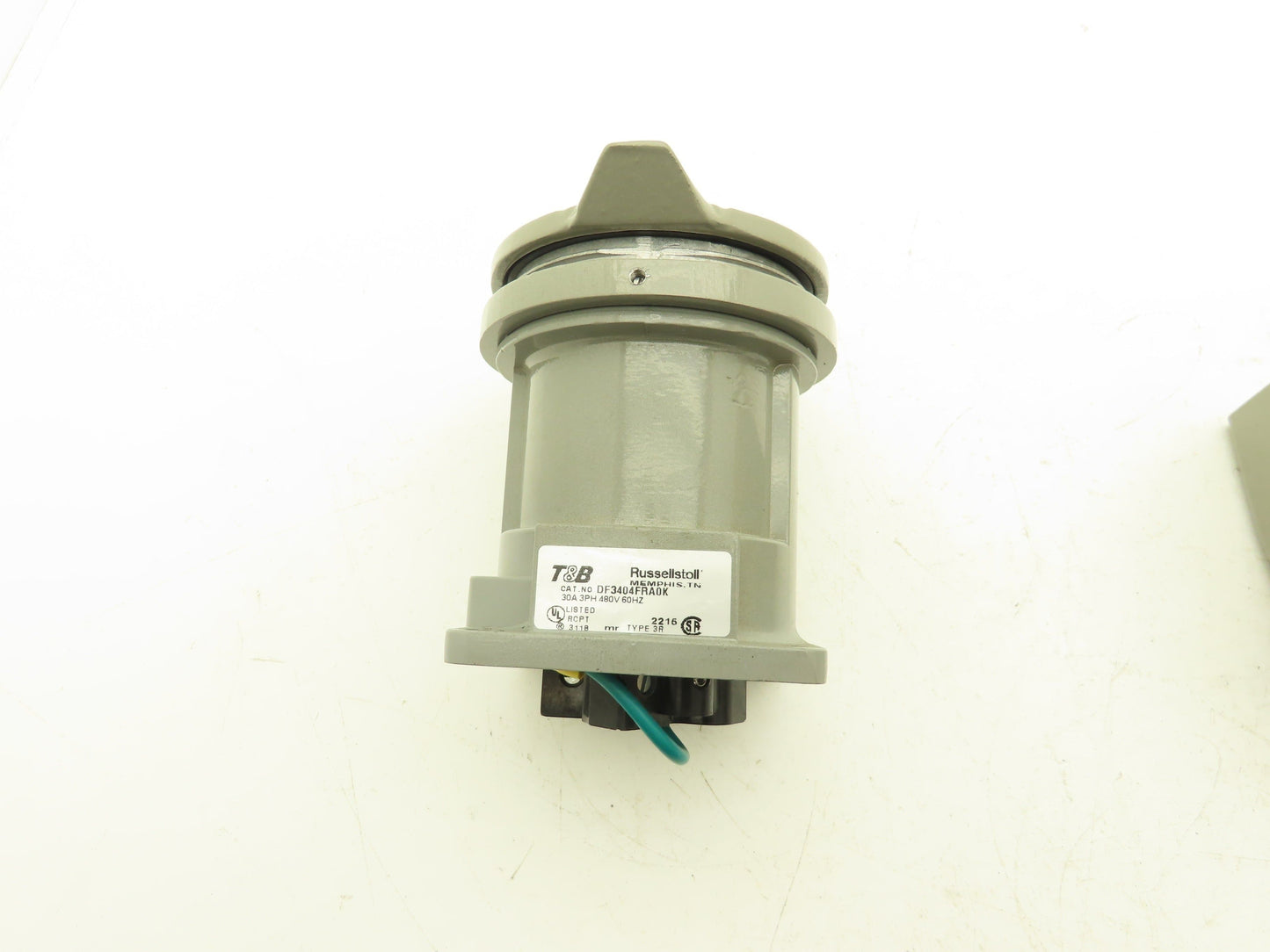 Thomas & Betts DF3404FRA0K Receptacle Russellstoll 480V 30A 3ph 60 Hz Type 3R