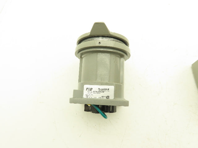 Thomas & Betts DF3404FRA0K Receptacle Russellstoll 480V 30A 3ph 60 Hz Type 3R