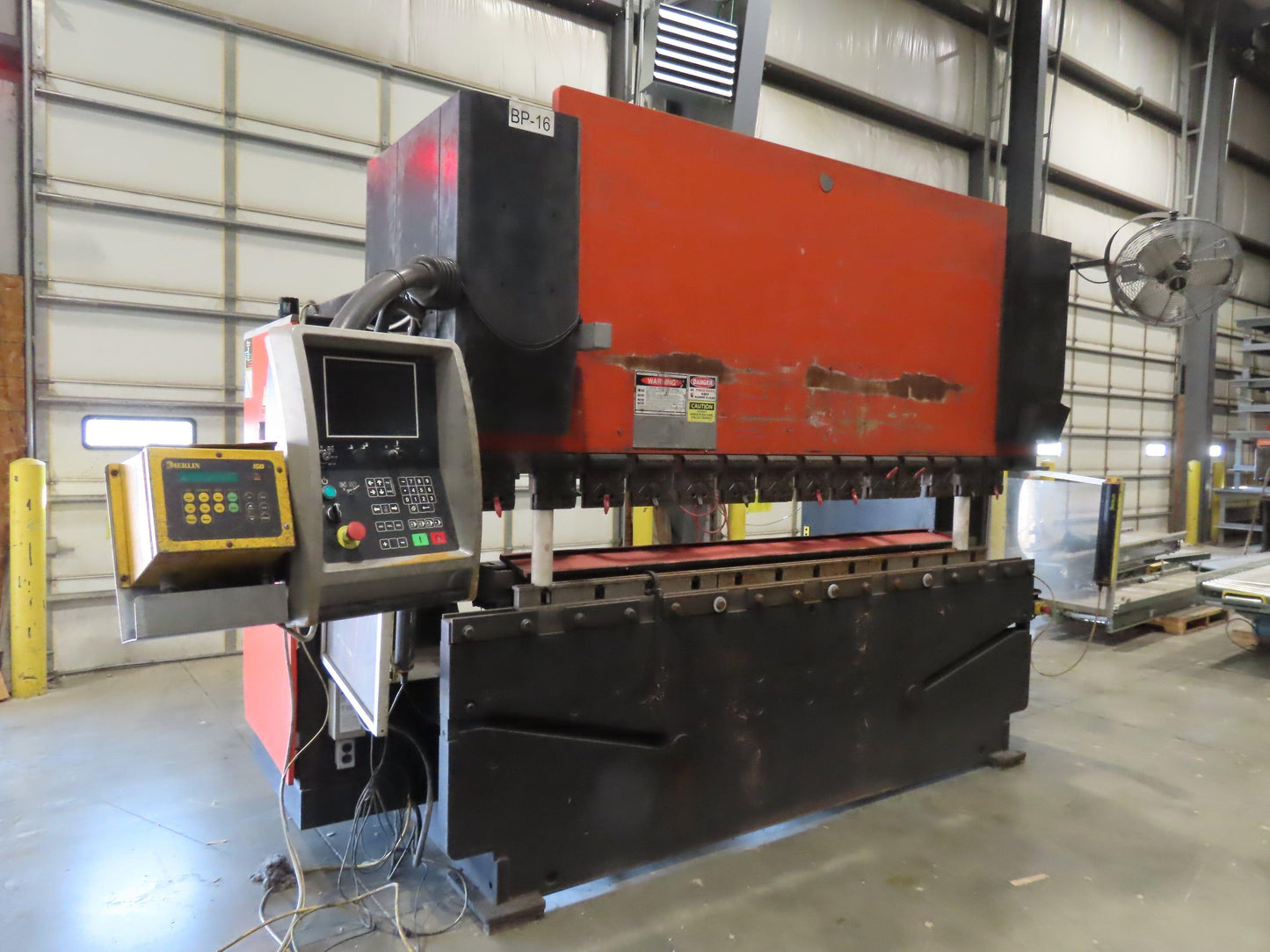 Amada HFE 1000-35 Press Brake 112 Ton x 10' 122" Hydraulic CNC 200mm Stroke 460V