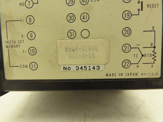 Barber Coleman MAQ 8-01900-001-0 Limitrol Temperature Controller 1/4 DIN