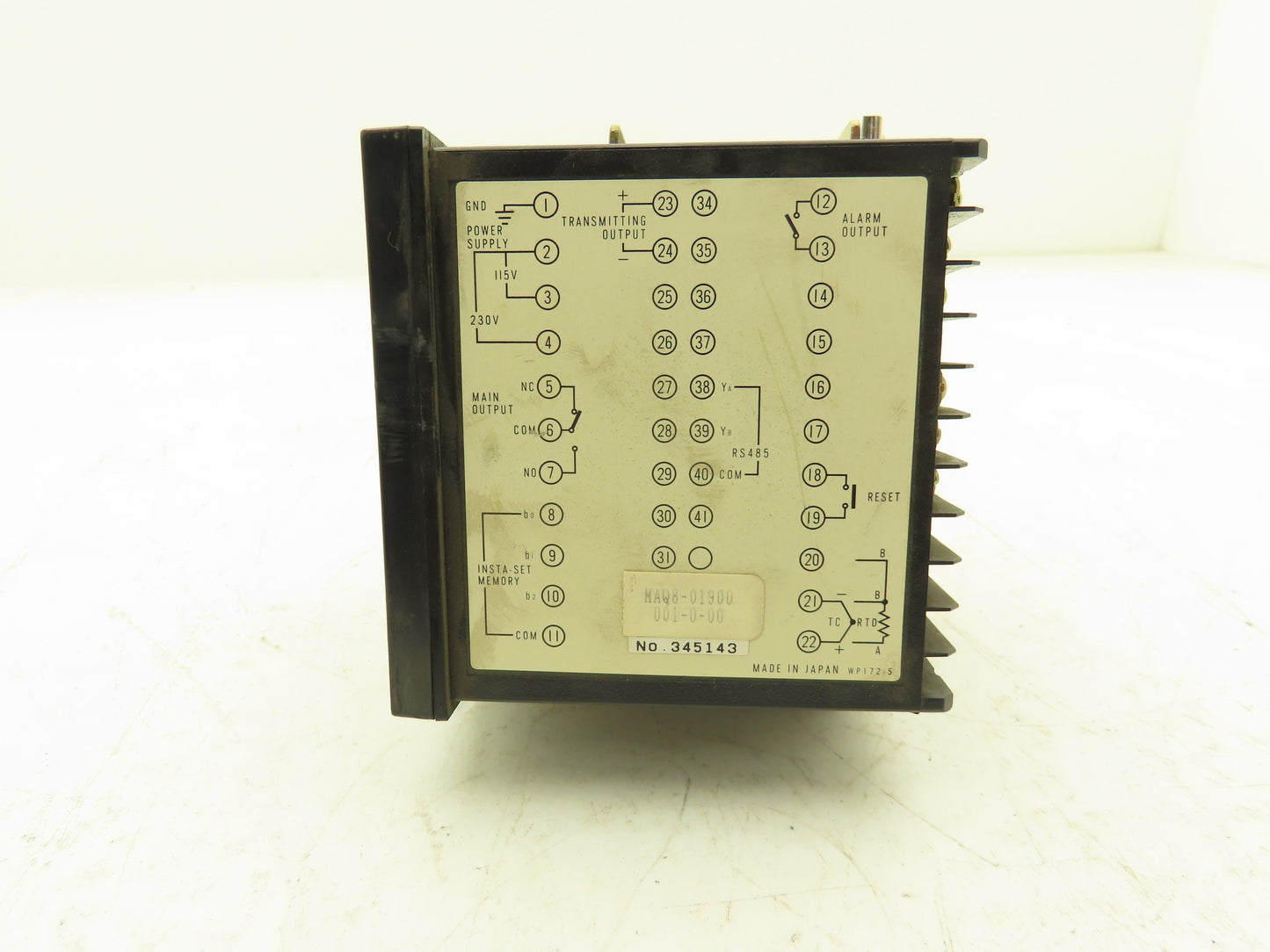 Barber Coleman MAQ 8-01900-001-0 Limitrol Temperature Controller 1/4 DIN