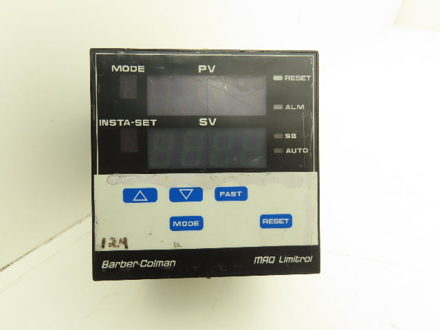 Barber Coleman MAQ 8-01900-001-0 Limitrol Temperature Controller 1/4 DIN