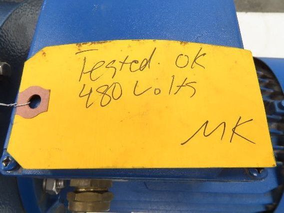 Marelli Motori MA90S2 Centrifugal Squirrel Fan Blower 3390rpm 230/460v 3Ph 2Hp