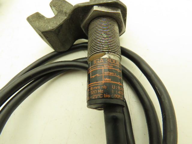 IFM Efector IGA-3008-BPOG Proximity Sensor Inductive M18 Thread Lot of 6