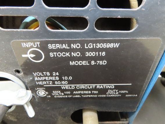 Miller S-74S Mig Welder Wire Feeder 24V Series 70 Single Spool No Holder