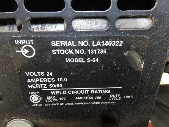 Miller S-64 Mig Welder Wire Feeder 24V Series 60 Millermatic Single Spool