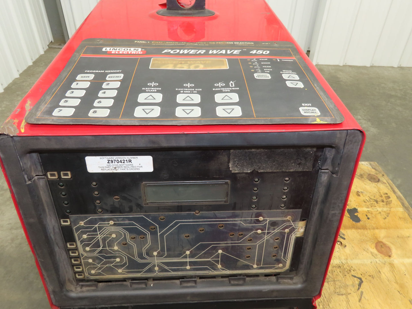 Lincoln 10432 Powerwave 450 Robot Welder Power Source 450A 3Ph 480V Ver Z970421R