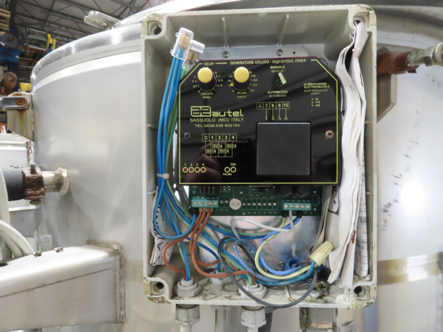Asco Stainless Baghouse Dust Collector Power Pulse Tank System