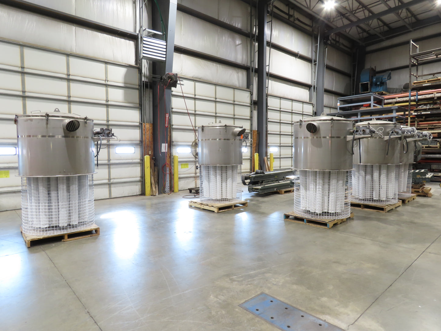 Asco Stainless Baghouse Dust Collector Power Pulse Tank System