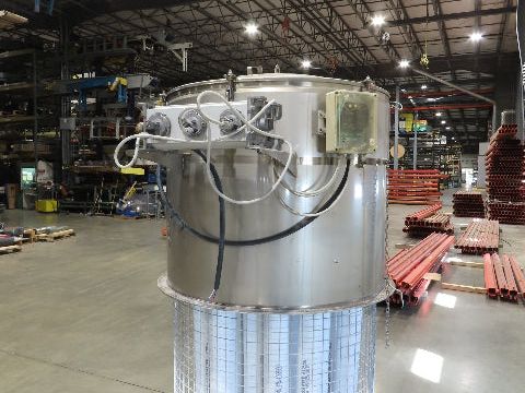 Asco Stainless Baghouse Dust Collector Power Pulse Tank System