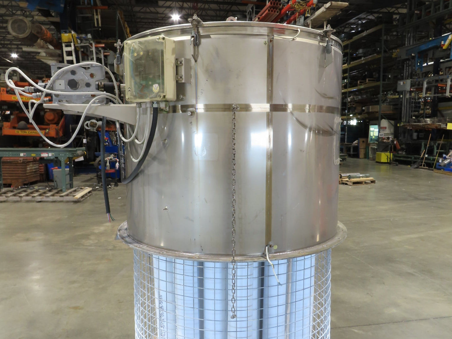 Asco Stainless Baghouse Dust Collector Power Pulse Tank System