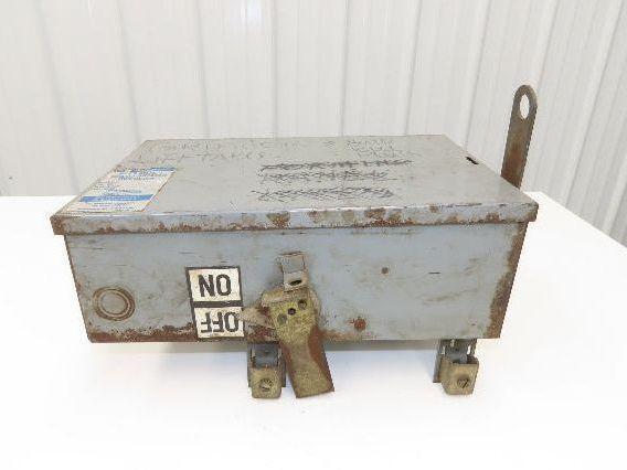 Westinghouse 2528D 30 G01 Busway Disconnect Switch Bus Plug 50A 600VAC 3PH 3W