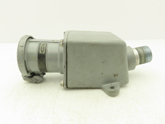 Hubbell HBL460RS2W Receptacle 60A 250VDC 600VAC 3 Pole 4 Wire & Angle Back Box