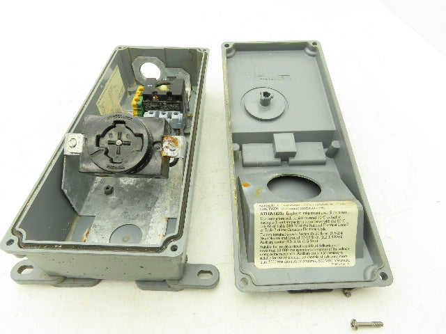 Hubbell SE HBL 3 Switched Hubbellock Enclosure 30A 600VAC