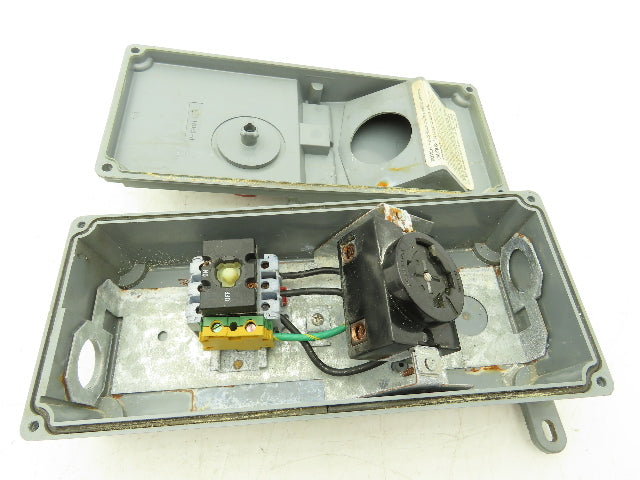 Hubbell SE HBL 3 Switched Hubbellock Enclosure 30A 600VAC
