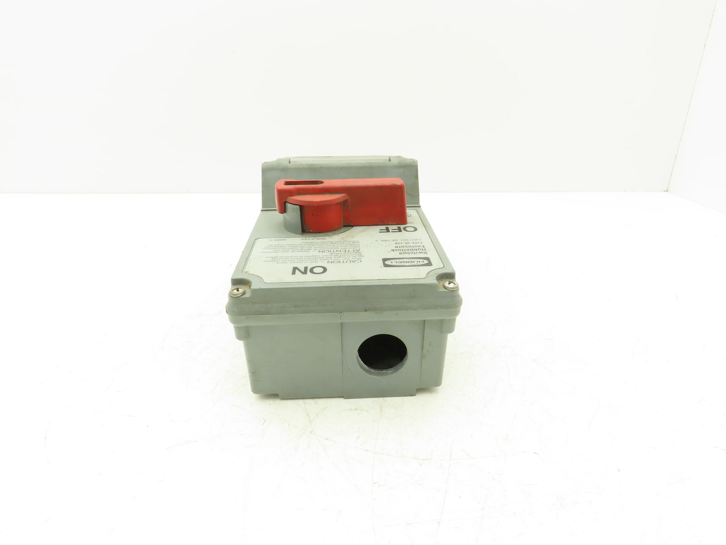 Hubbell SE HBL 3 Switched Hubbellock Enclosure 30A 600VAC