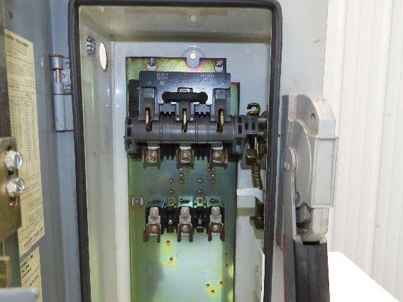 Allen Bradley 512 Combination Motor Starter Fused Disconnect Enclosure Only