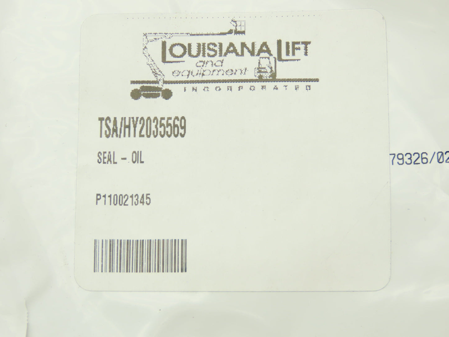 Hyster HY2035569 Oil Seal 6-1/4" OD 4-3/8" ID 1/2" W Lot of 2