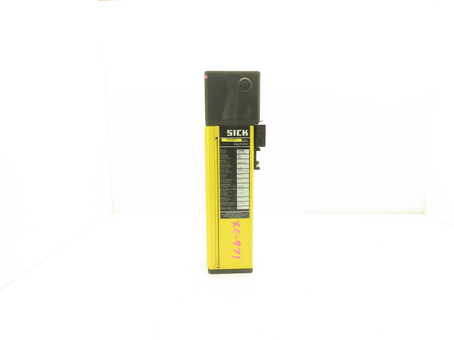 Sick AGSE 300-1211 Light curtain Receiver 24VDC 110/230VAC 6m Range 293mm