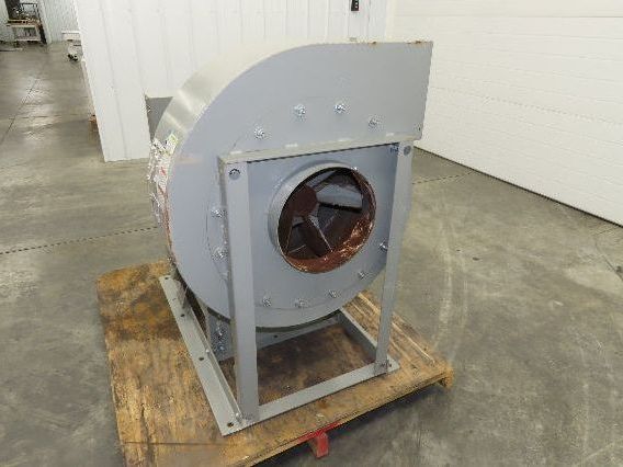 Greenheck 11-FP0-SD-10 Radial Centrifugal Blower 5Hp 230/460V 3Ph Bad Bearing