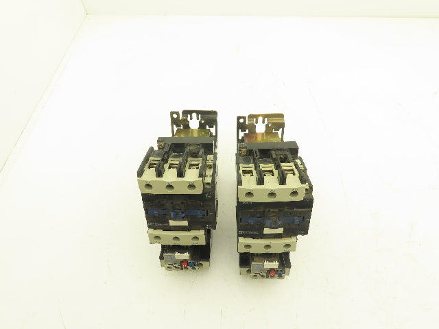 Telemecanique LP1 D8011 Contactor 110amp 600V Thermal overload 55-70amp Lot of 2
