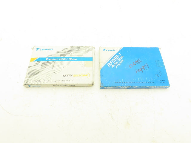 Tsubakimoto RF06B-1 Roller Chain Tsubaki #35 Single 10' Strand Lot of 2