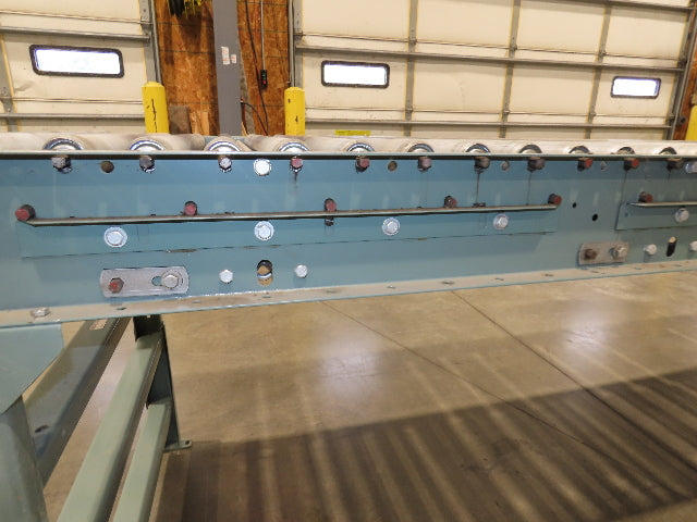Hytrol 36"x 28' Accumulation Roller Conveyor 2Hp 460V 3PH 105 FPM Belt Drive