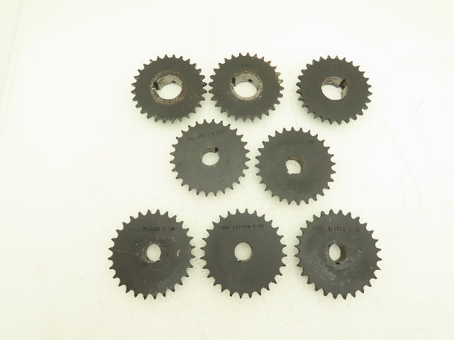 Martin 50B Sprocket #50 Chain 28 Tooth Multiple Bores Mixed Lot of 8