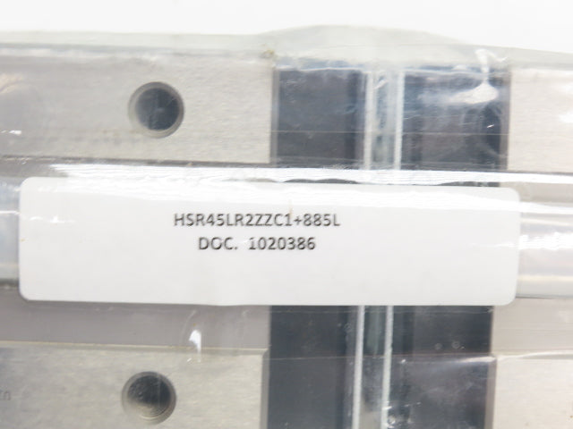 THK HSR45LR2ZZC1+885L Linear Bearing 2-Block LM Guide Rail 45mm x 885mm 34.8"