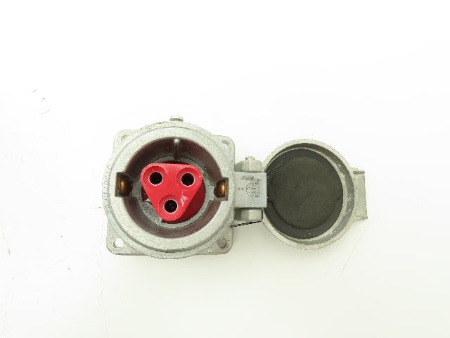Crouse Hinds AR331 Arktite Receptacle 600VAC 250VDC 30 Amp 3-Pole Spring Door