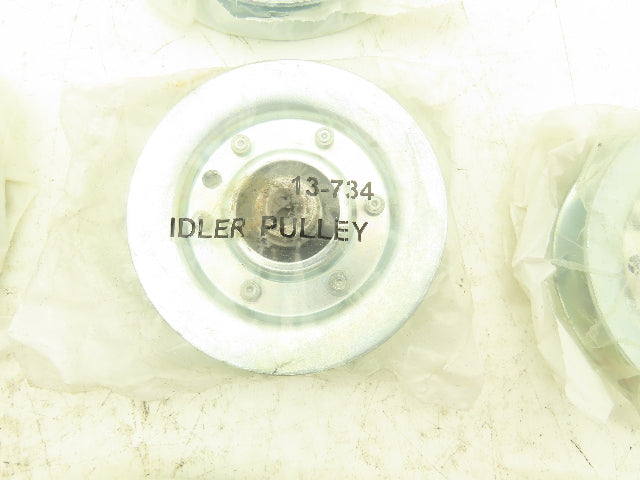 Rotary 13-734 Idler Pulley 3/8" Bore 4" Diameter Belt Size B Lot of 7