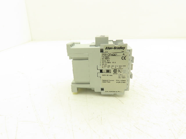Allen Bradley 700-CF400KD Control Relay 110v 60Hz Coil 600vAC 25A 3Ph 4NO Ser A
