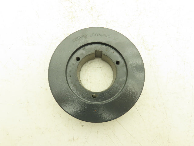 Browning 2B5V60 5V, A, B V Belt Sheave 2 Groove 2-1/4" Bore 6.28" OD QD Bushed