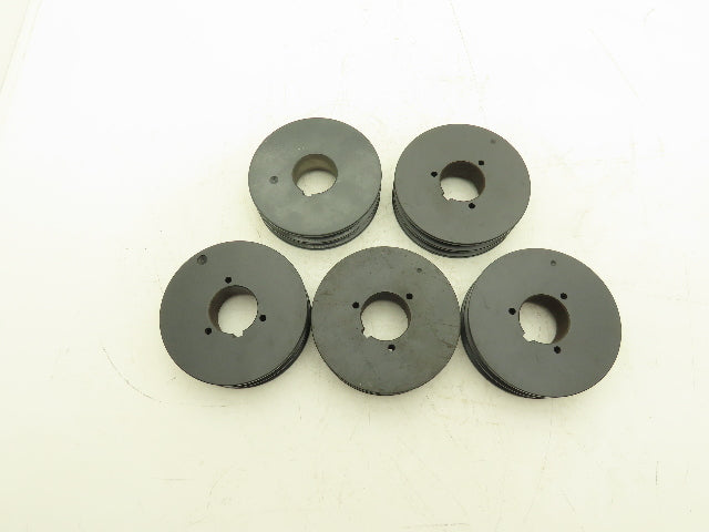 Browning 2TB54 5V, A, B V Belt Sheave 2 Groove 5-3/4" OD QD Bushed Lot of 5
